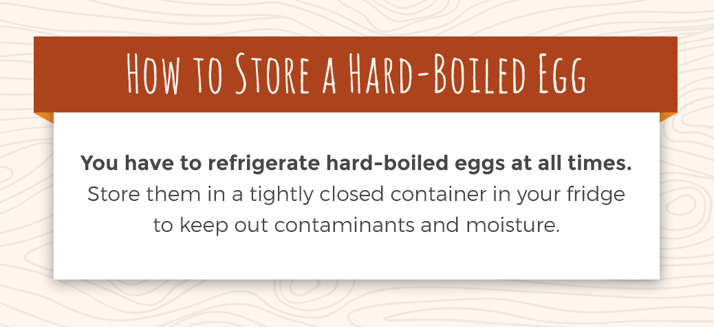 How to Store a Hard-Boiled Egg
